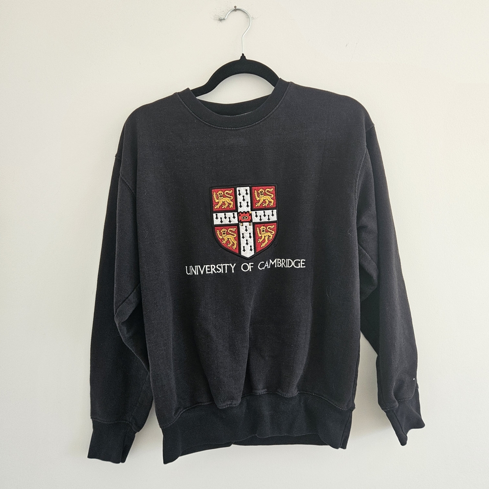 Vintage Black Crewneck Sweater